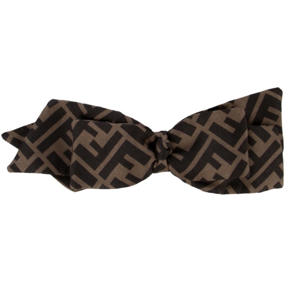 Fendi Zucca Hair Bow
